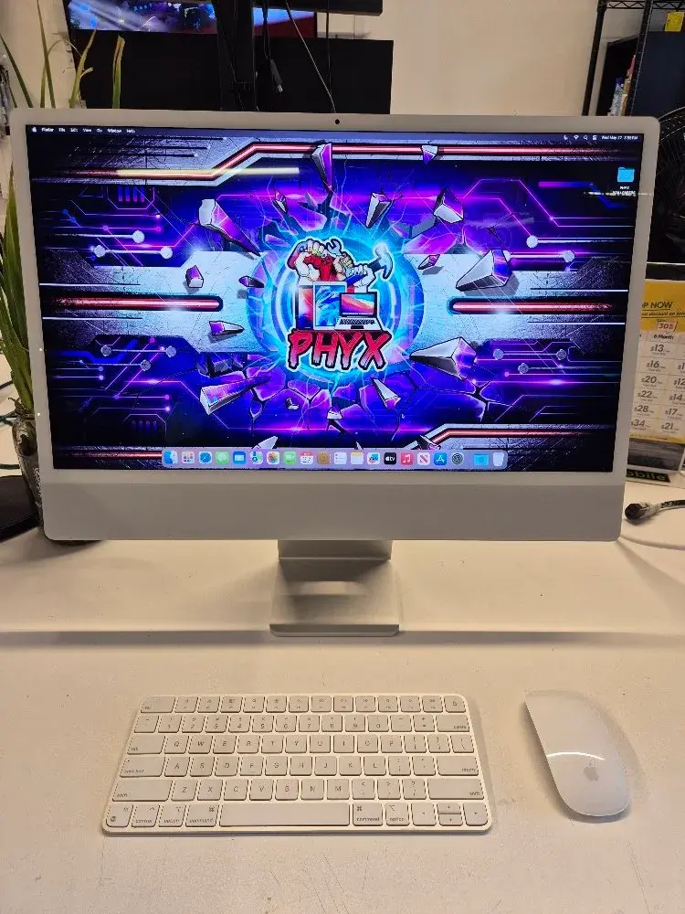 2023 iMac M3 chip: 8-core CPU, 10-core GPU, 24-inch Retina Display, 8GB Unified Memory, 256GB SSD Storage L4MJG71QJN