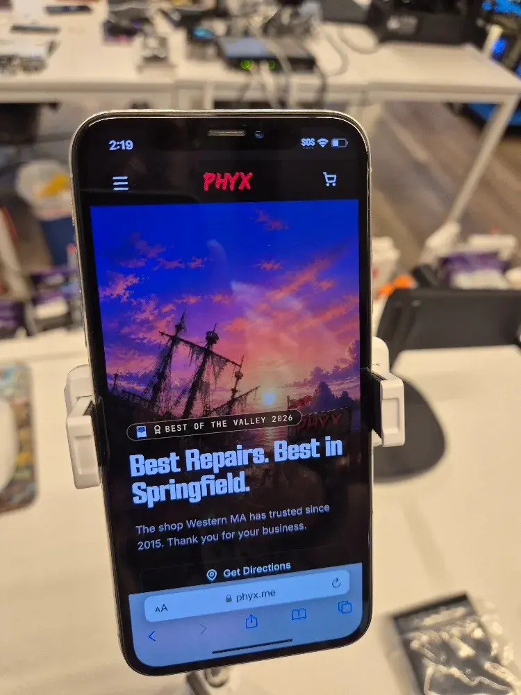 64GB iPhone X with new battery, view 1 of 5