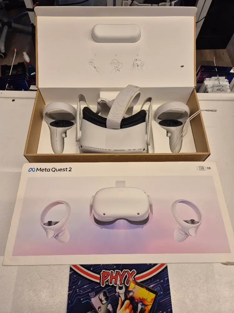 128GB Meta Quest 2 VR headset, view 1 of 11