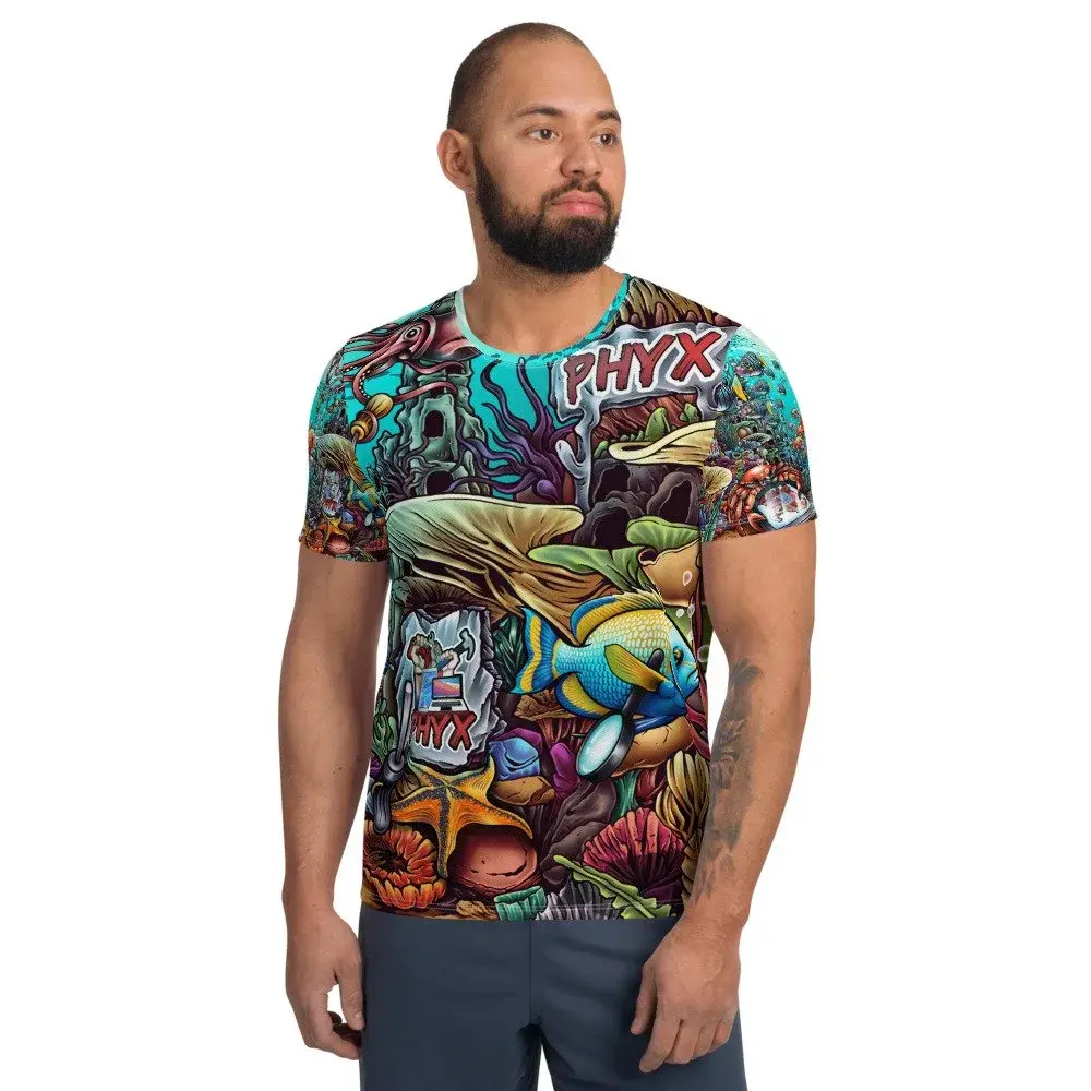 All-Over Print Men's Athletic T-Shirt SUMMER 2024