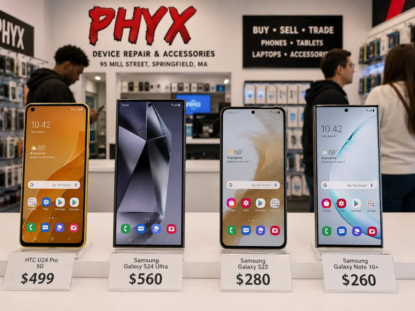 PHYX Electronics Phone Showcase