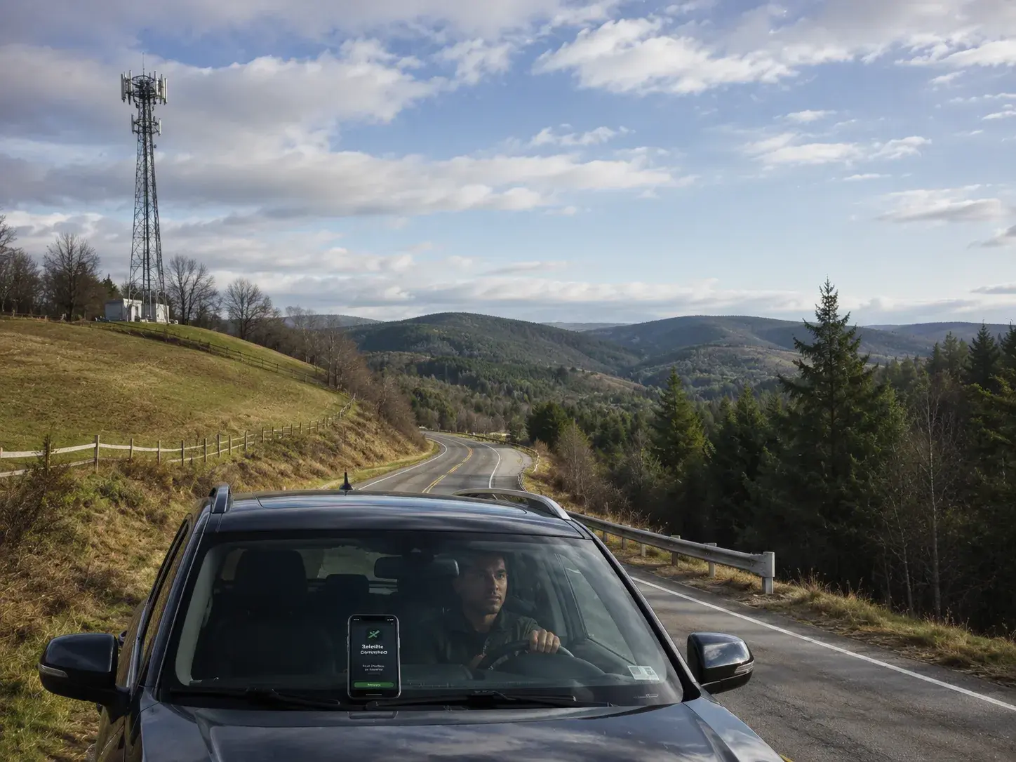 Rural Road Trip with Satellite Messaging