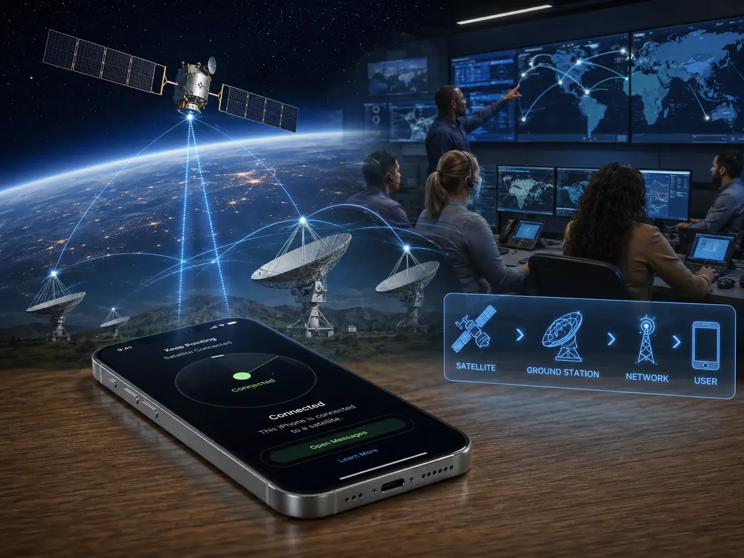Satellite Network Control Center