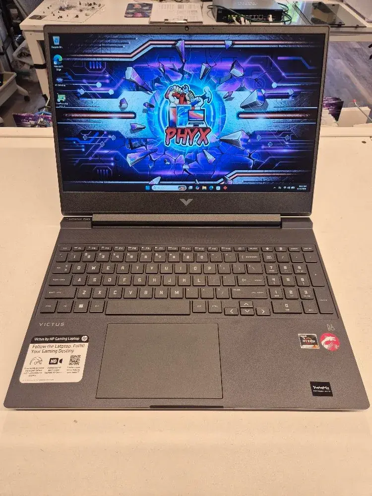 15" HP Victus 15-FB1013DX Gaming Laptop, 3.3 Ryzen 5 7535HS, 8GB DDR5 RAM, 512GB M.2, GTX 2050, Win 11 5CD32963JW