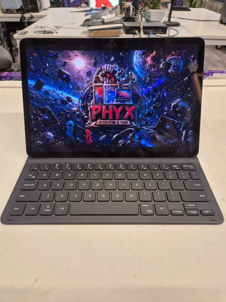128GB Samsung Galaxy Tab S8, Wi-Fi Only w/ S-Pen, Keyboard Book Cover SM-X700 R52T1041STM