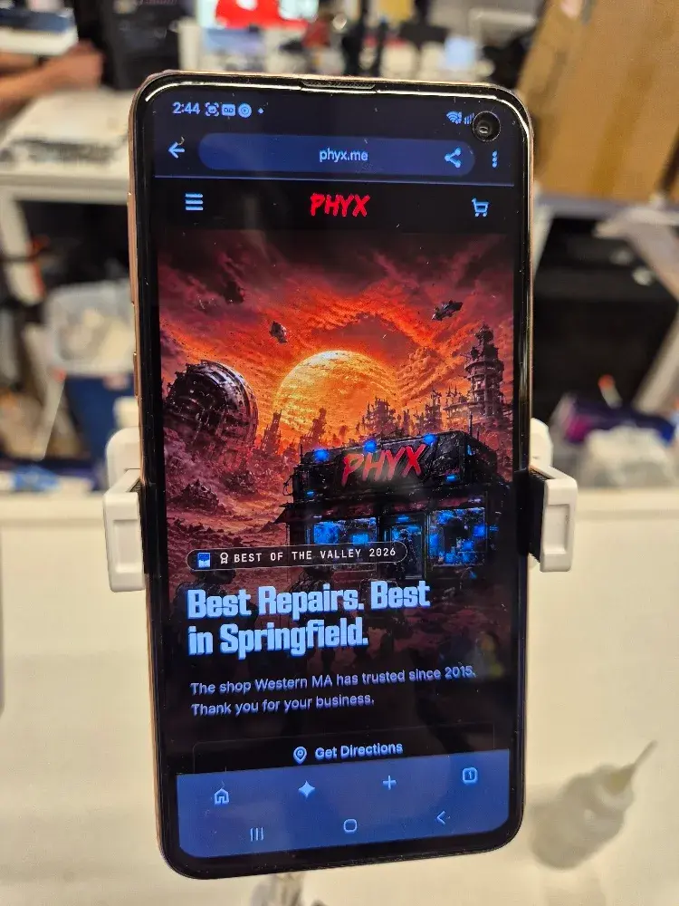 128GB Samsung Galaxy S10e, T-Mobile, new battery, view 1 of 6
