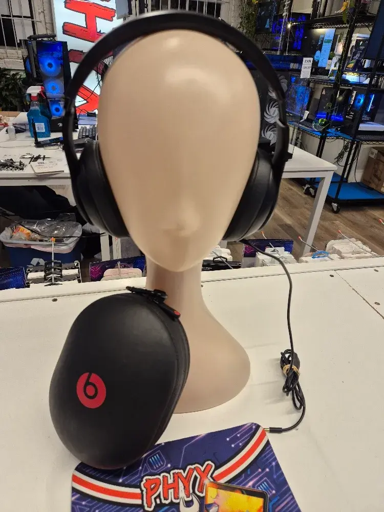 Beats Studio 3 wireless headphones, black, view 1 of 10