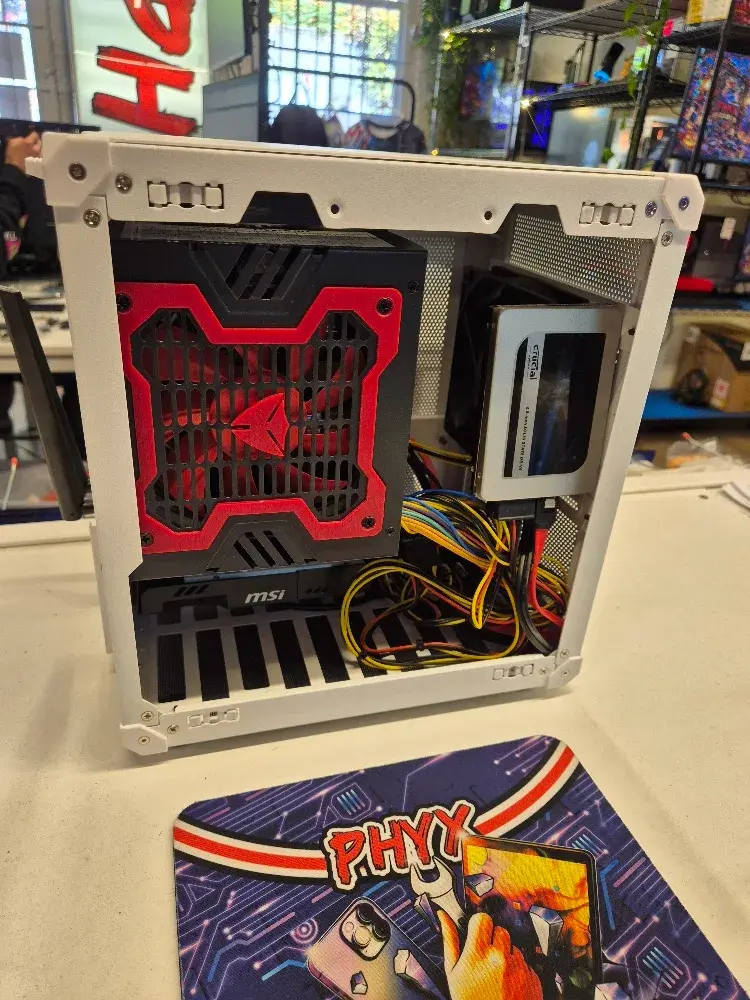 Jonsbo white mini PC with i7-2600K, view 1 of 6