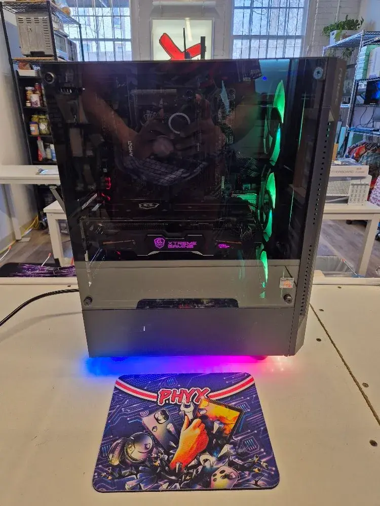 ANTEC Gaming PC: 3.6 Ryzen 5 5500, MSI B350 Tomahawk, 1060 Xtreme Gaming 8GB, 8GB RAM, 256GB SSD + 1TB HDD, Wi-Fi 6 + BT 5