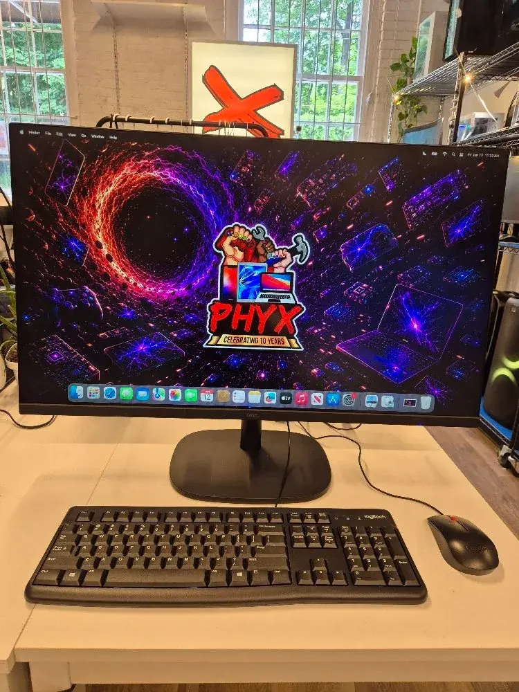 32" iMac M4 2025, 16GB RAM, 256GB SSD JDV902J044 w/ onn. 100095550 FHD 1080p 75hz Display