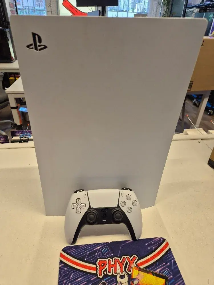 1TB PlayStation 5 PS5 Slim Console Disc w/ Controller - White AK42450926