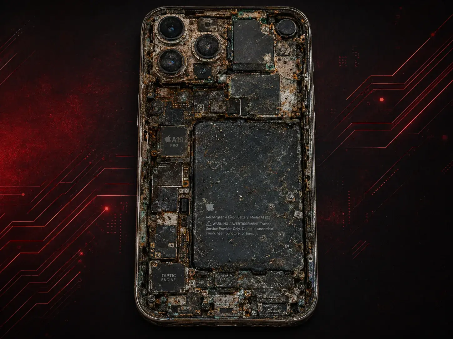 Water damaged iPhone