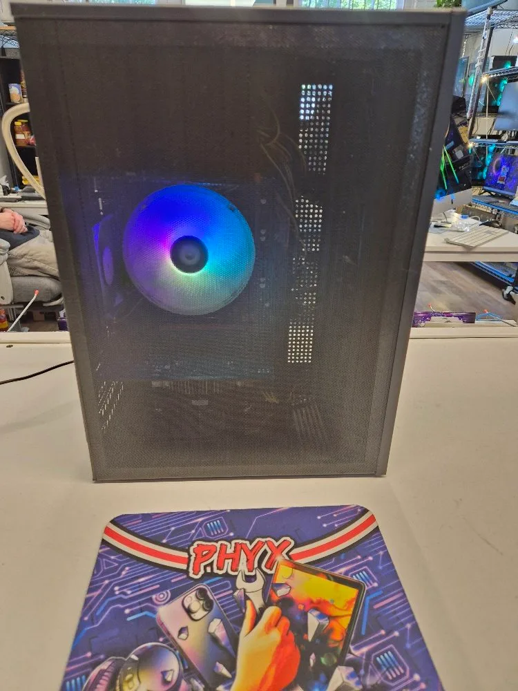 UTLGAMENG Mini Gaming PC :3.2 i5-3470, Soyo H61 Motherboard, 8GB RAM, Nvidia GTX 1650, 128GB SSD + 500GB HDD, WiFi + BT