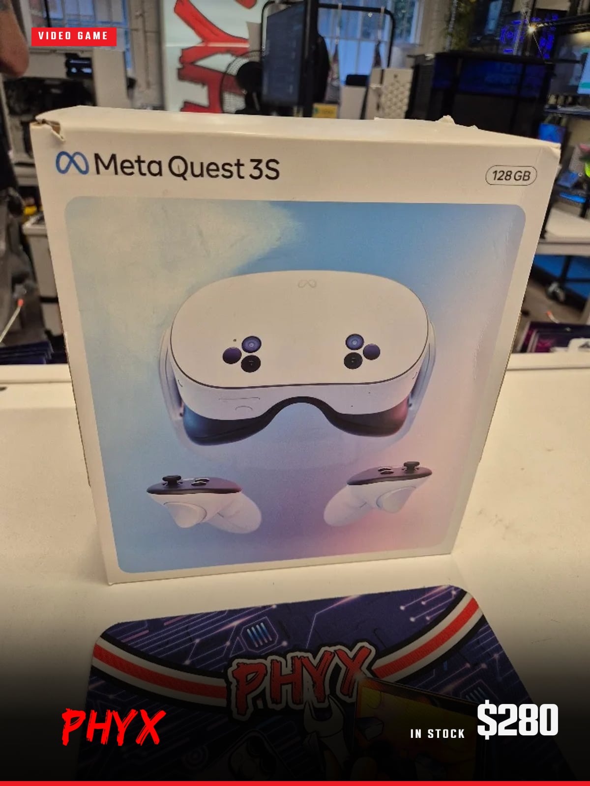 128GB Meta Quest 3S: Next-Gen Virtual Reality Headset 340YBMMGC8033W | PHYX